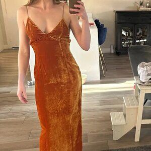 Ronny Kobo Gabe Velvet Bodycon Dress Size S | Luxe Designer Cocktail Style